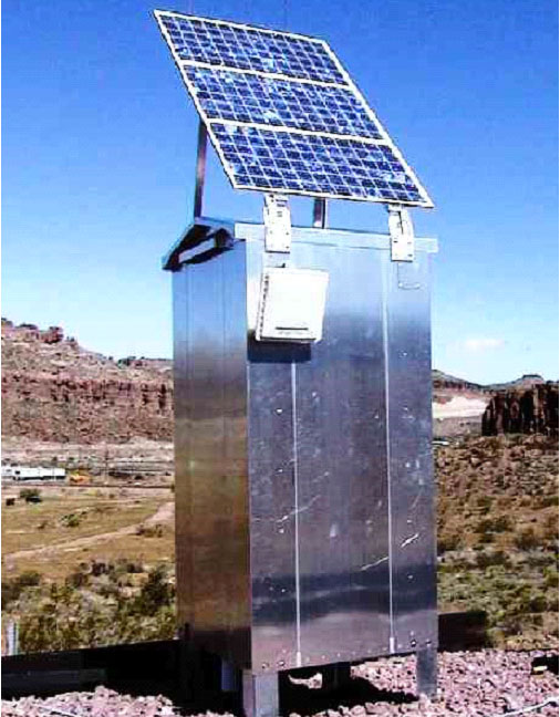 Small Detector Housing with Solar Power Option